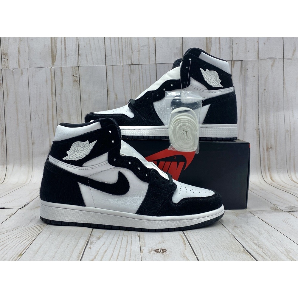 Nike Women's Air Jordan 1 Retro High OG Twist‎ Black White Size 8.5 CD0461‑007